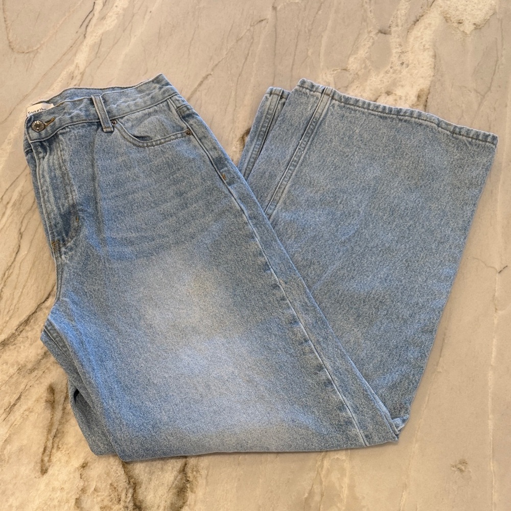 By Together Light Wide Leg Jeans